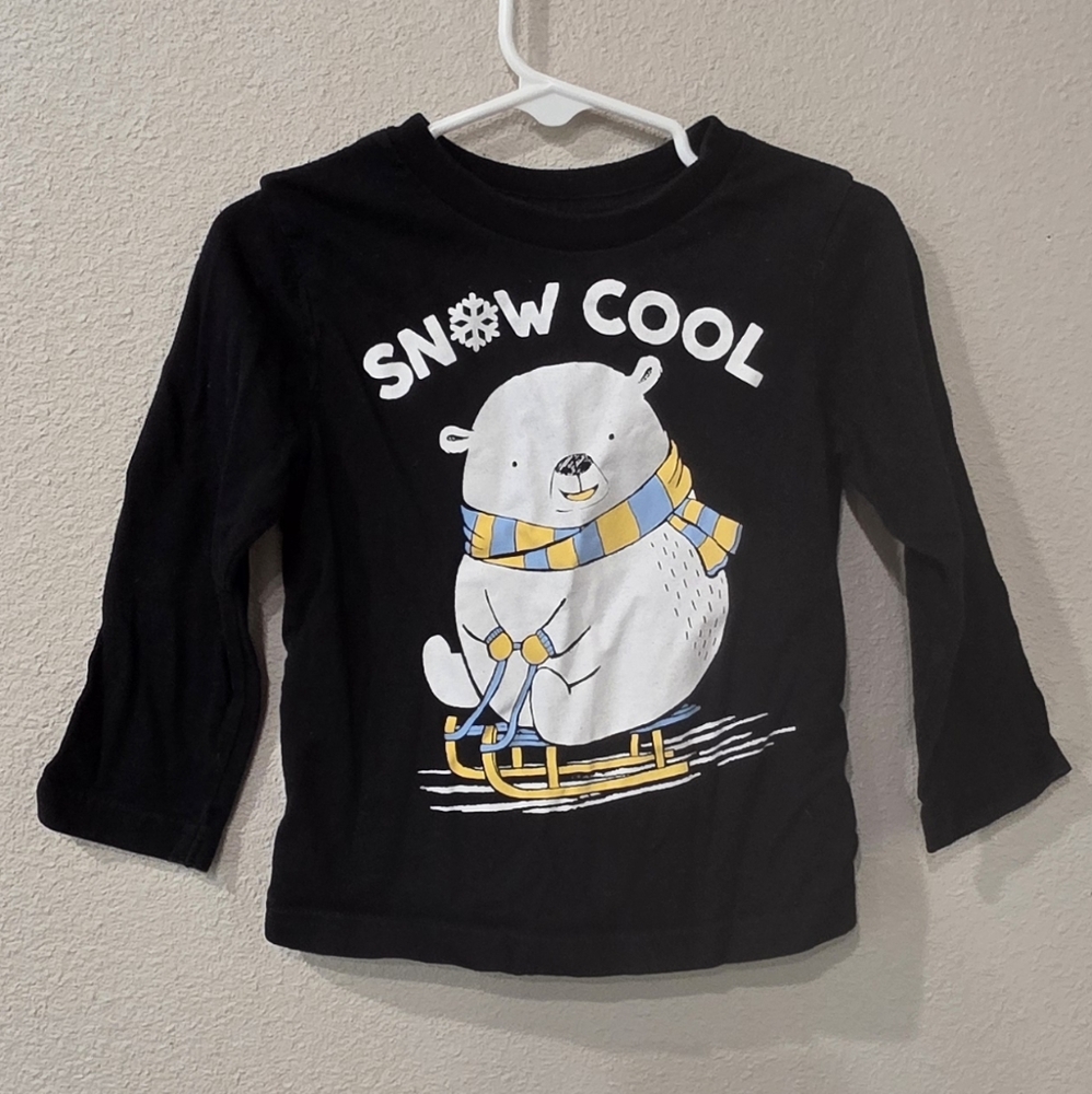 Toddler "Snow Cool" Long Sleeve T-Shirt